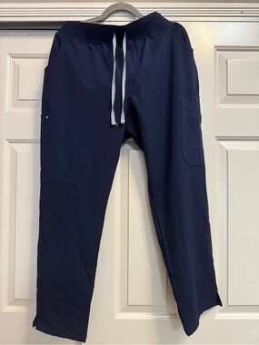 Women’s Navy Drawstring Jogger Scrubs Pants